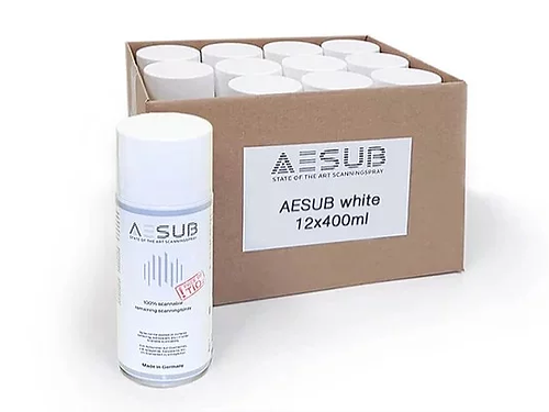 AESUB White - Matte Spray for 3D Scanning 400ml