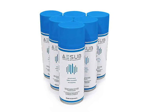 AESUB Blue - Vanishing Spray for 3D Scanning 400ml